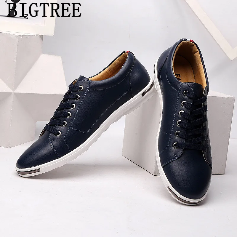 Кроссовки мужские кожаные дышащие роскошные Брендовые повседневные