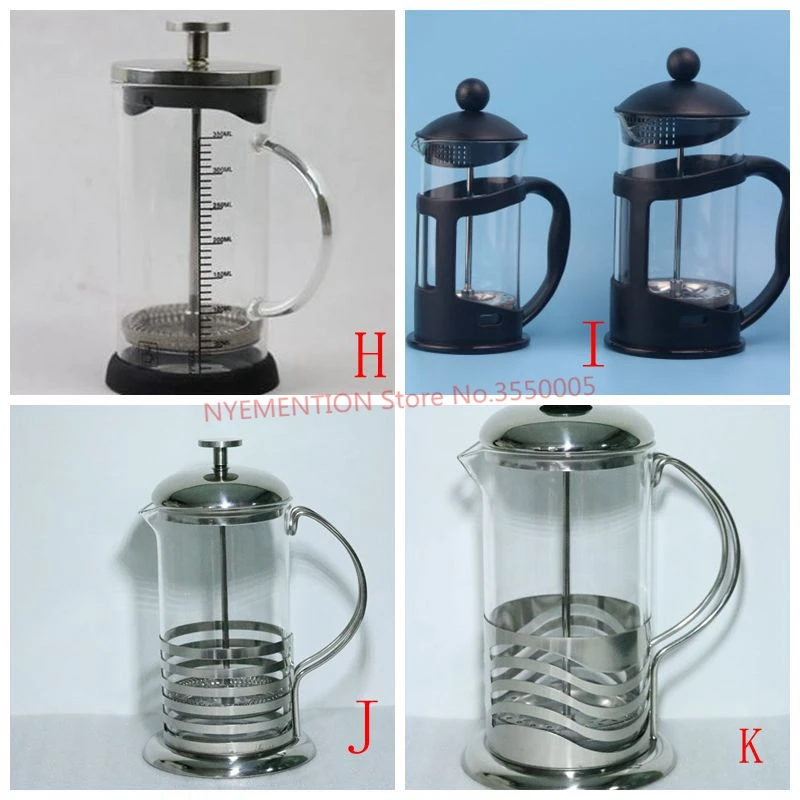 Кофейник из нержавеющей стали для французского пресса силикат бора Кофеварка