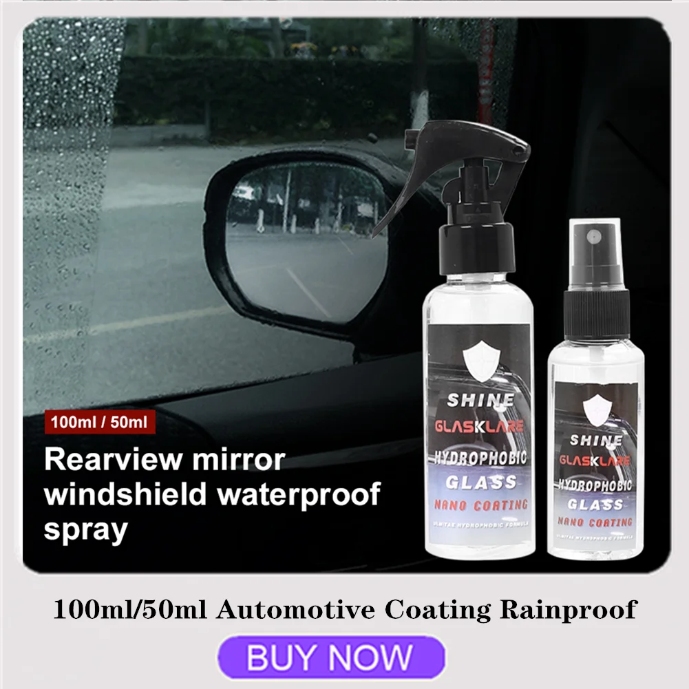 

GLASKLARE 50ml Automotive Glass Super Hydrophobic Coating Agent Rainproof Agent Rearview Rain Repellent Windshield Anti-ra