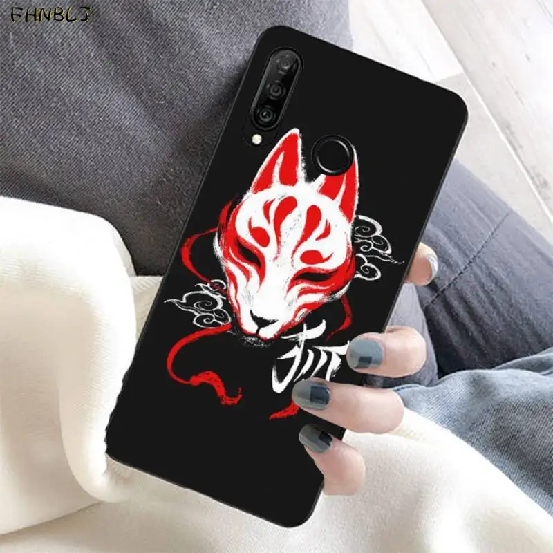 FHNBLJ чехол для телефона из мягкого силикона и ТПУ в японском стиле аниме лиса Huawei