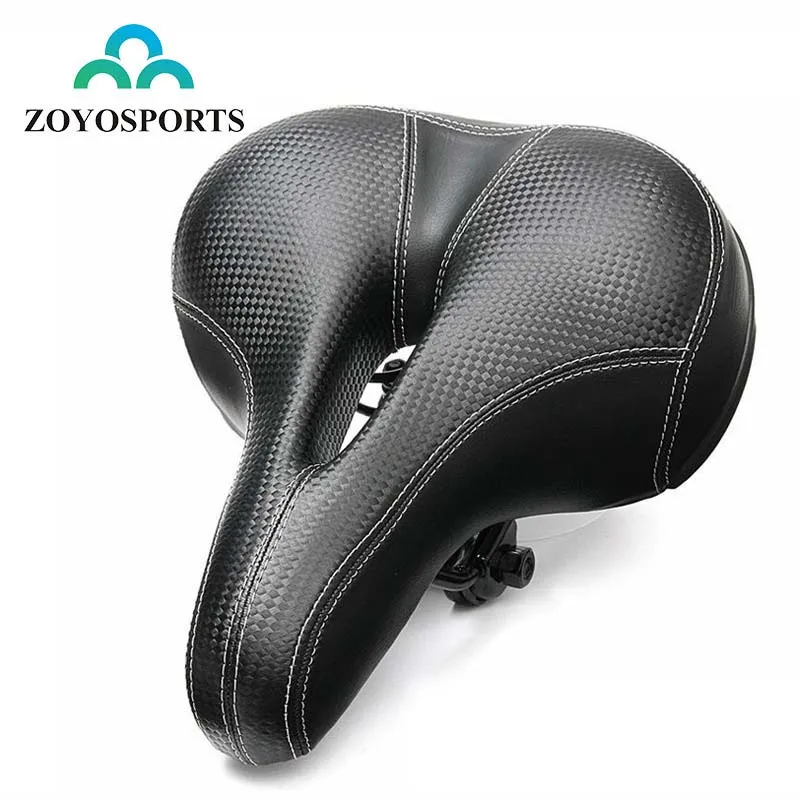 

Comfortable Bicycle Seat With Springs Hollow Racing Road Bike Saddle Soft Silica Gel Cycling MTB Sport Riding Cyclist Wide Part