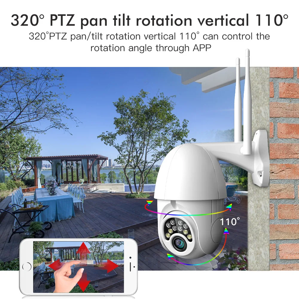 KuWfi Wifi умный детский монитор наружная IP камера HD 1080P двухсторонняя аудио