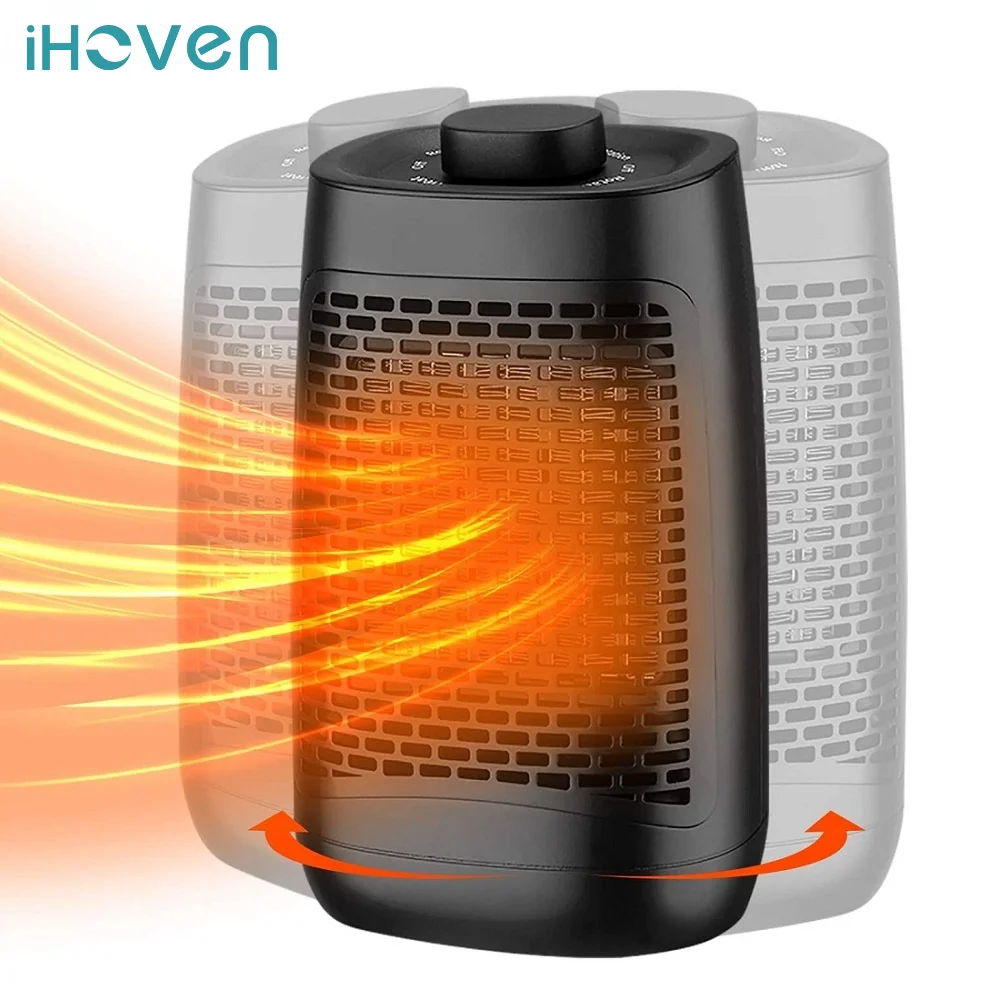 

1200W Electric Heater Portable Fireplace Deaktop Winter Warmer Fan Overheat Protection Space Fan Heating for Home Bedroom Office
