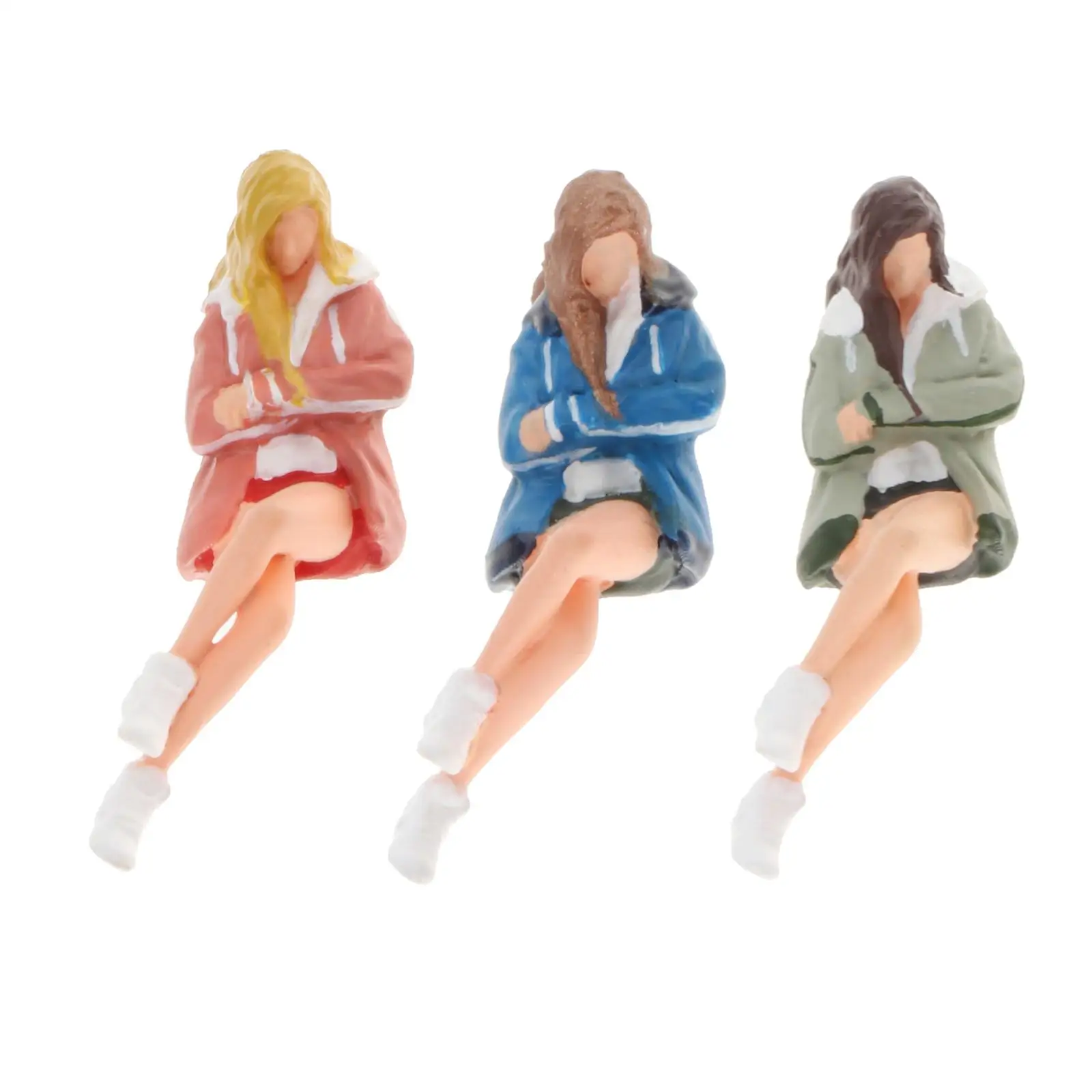 

Модельная фигурка из смолы куклы людей миниатюрные Фигурки игрушки для украшения 1:64