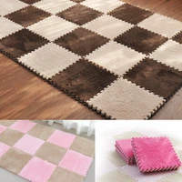 carpets for living room bathroom plush soft split foam joint foldable patchwork anti skid rugs shaggy kids baby climbing mats