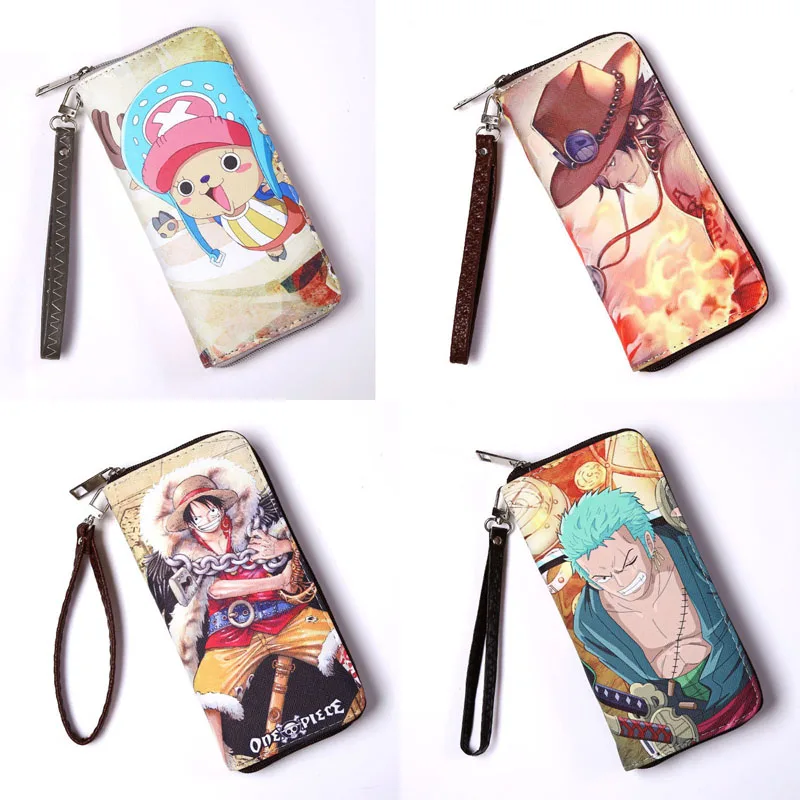 Длинный кошелек с рисунком из аниме Пираты &quotЛуффи&quot &quotророноа Зоро&quot
