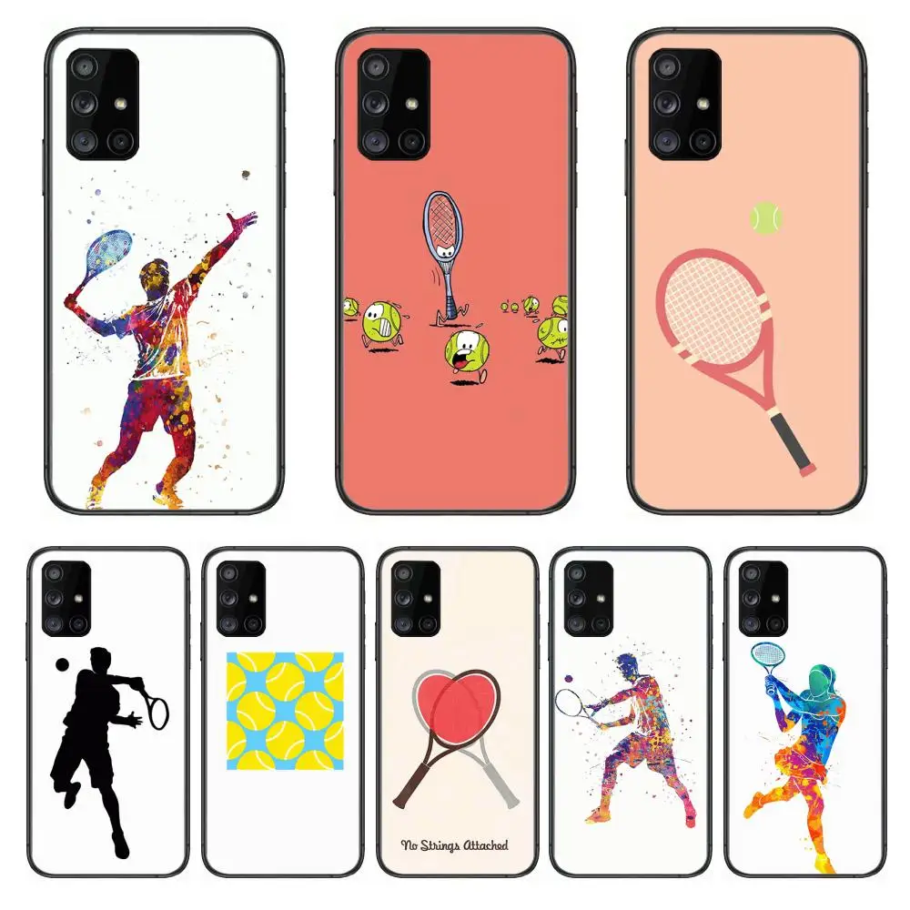 

Tennis lovers tennis Prince Phone Case Hull For Samsung Galaxy A 90 50 51 20 71 70 40 30 10 80 E 5G S Black Shell Art Cell Cove