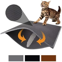 pet supplies cat litter pad double layer eva waterproof honeycomb foot rubbing mat cat scratching board dog cleaning supplies