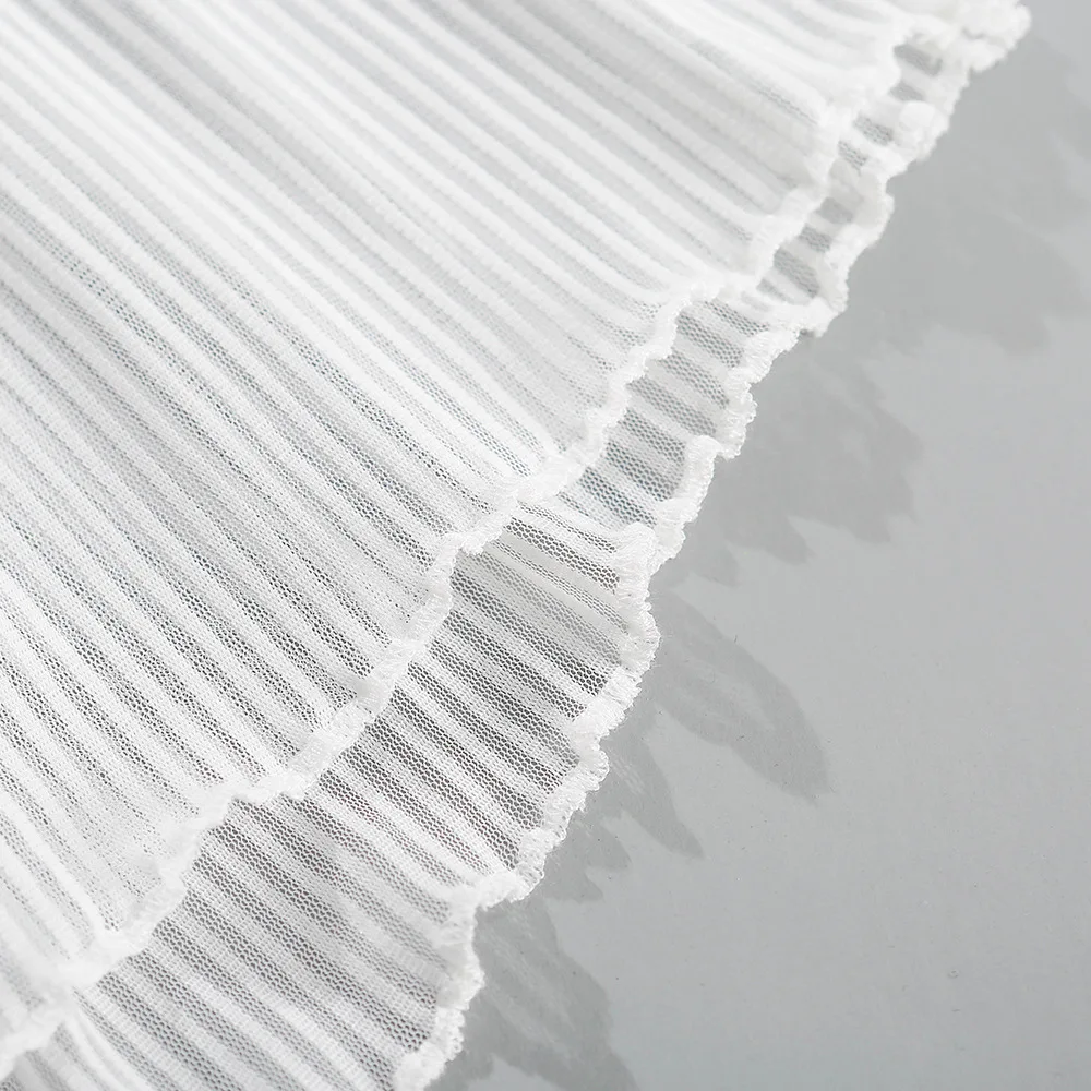 

Sexy Lace Pajamas Women Solid White Mini Underwear Beautiful Nightwear Soft Crochet Deep V-Neck Summer Women's Pajamas