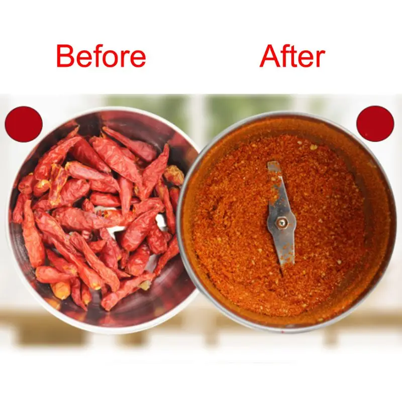 Электрическая кофемолка из нержавеющей стали домашний фрезерный станок для