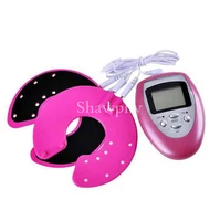 chest mount breast bra electrode pad tens enlargment enhancement cup electrotherapy therapy massager patch muscle stimulation