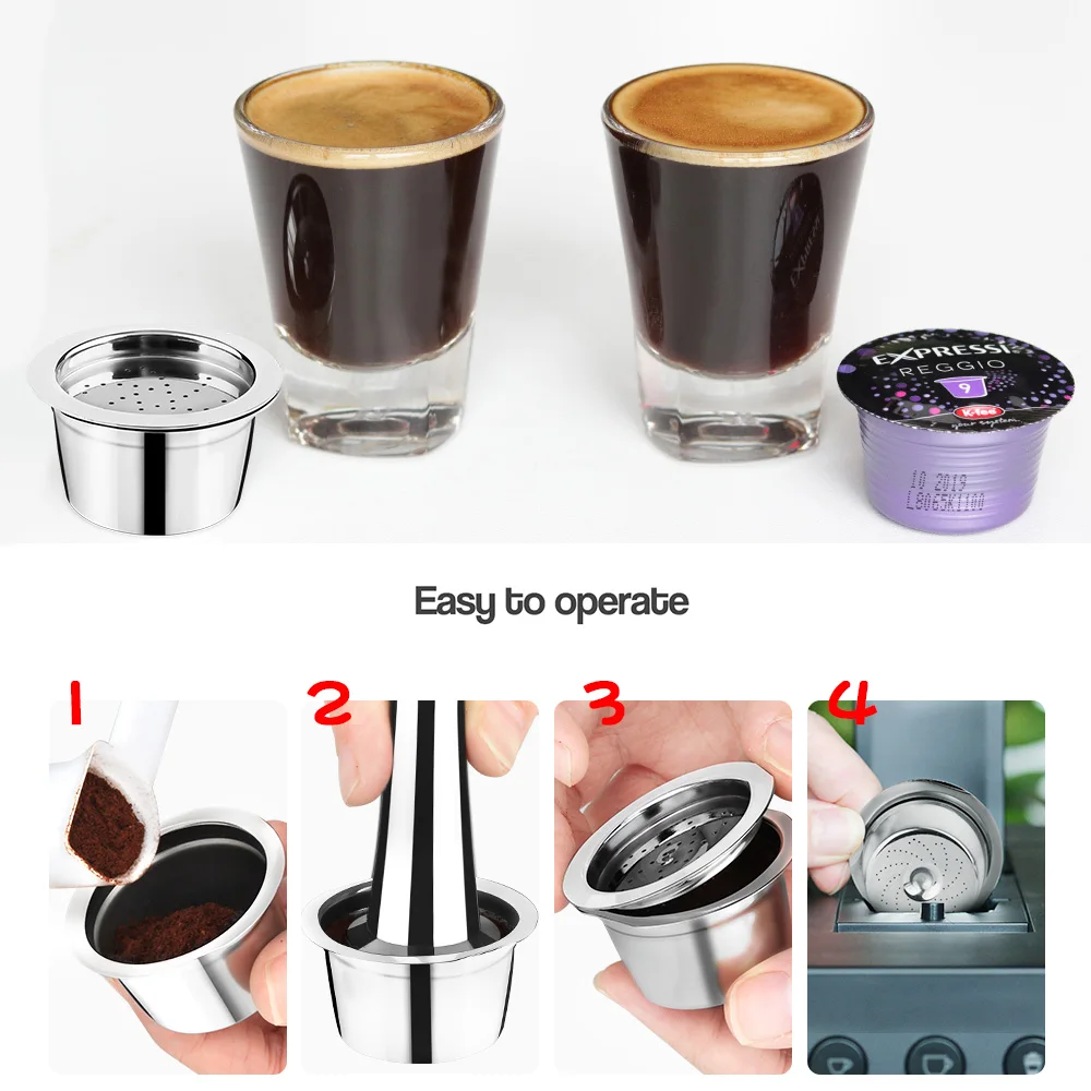Многоразовая капсула для кофе ICafilas фильтр кофеварки K Fee & Tchibo Cafissimo из