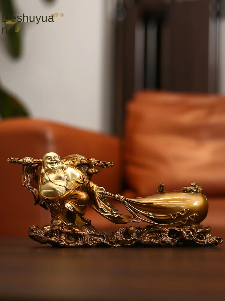 

Украшения для дома из чистой меди, сумка нафу, Будда Майтрея