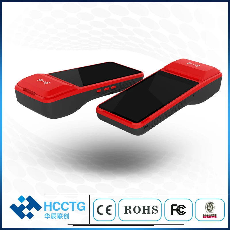 Недорогой POS терминал беспроводная Bluetooth и Wi Fi система Android с термопринтером