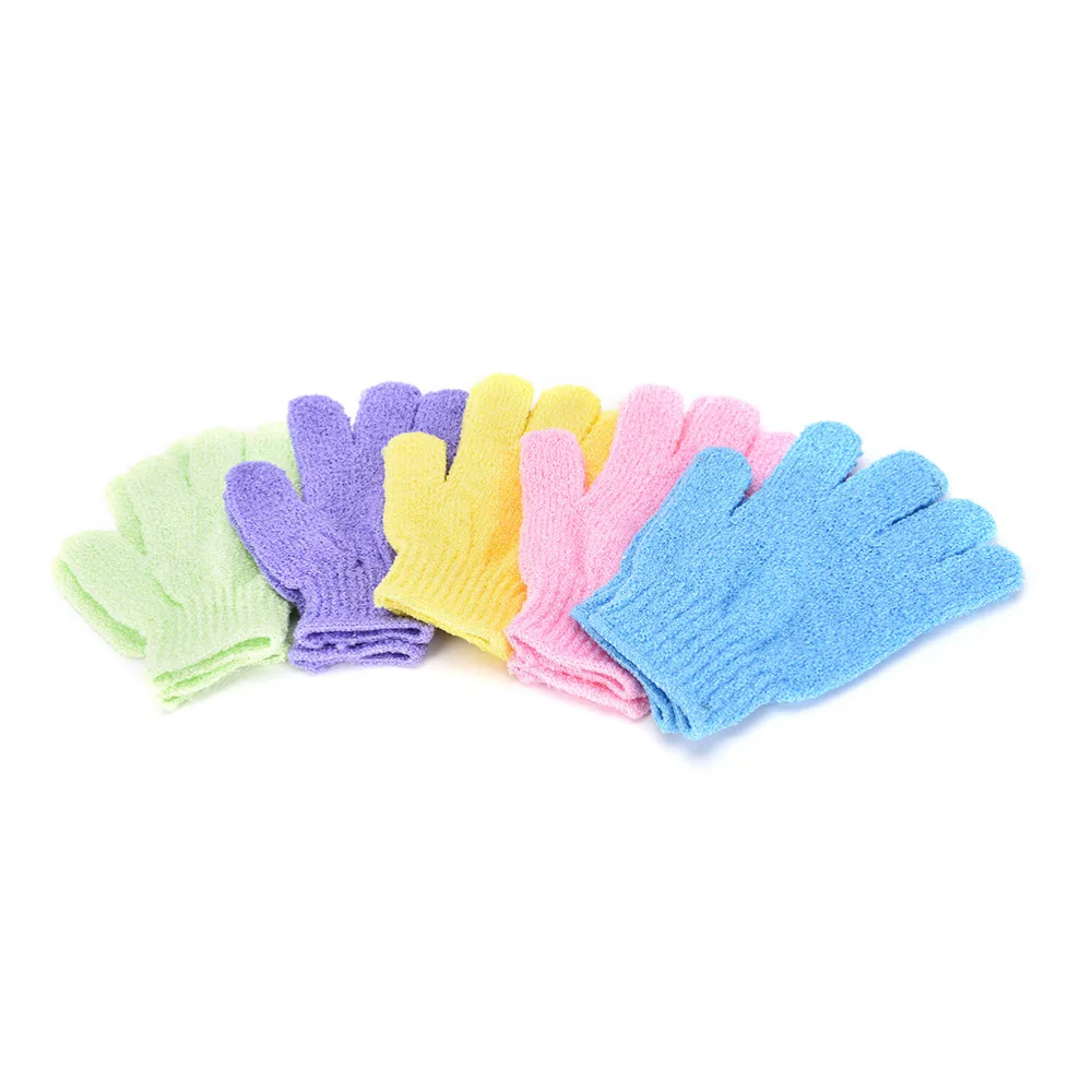 

Лучшие продажи Новое поступление 1 пара перчатки для душа и ванной отшелушивающее средство для мытья кожи массаж спа скруббера тела чистяще...