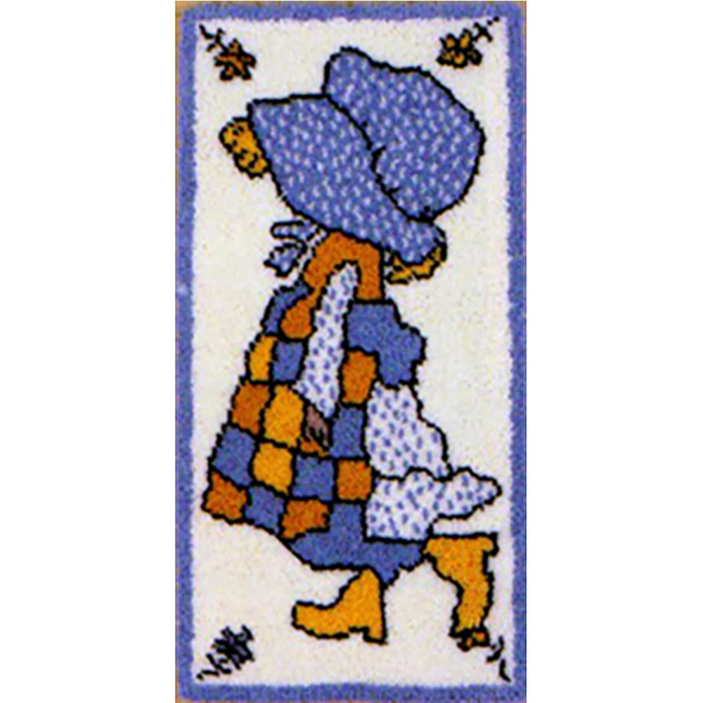 Large latch hook rug kits with Pre-Printed Pattern Carpet embroidery set do it yourself Cross stitch kit Cartoon Tapestry
