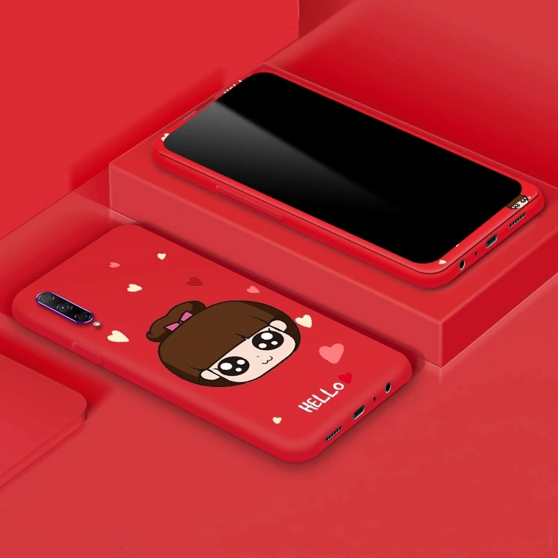 Закаленное стекло+ милые Мультяшные фотографии Мягкий ТПУ чехол для huawei Y9 Prime P10 P10Plus honor 9 Lite 7C чехол