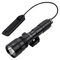 wkc05 tactical flashlight professional gun flashlight cree xpl 1000 lumens weapon light with remote pressure switch