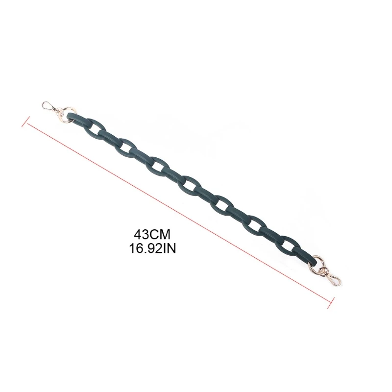 

J60D Resin Purse Chain Handles for Bag Strap Replacement Shoulder Straps Purses Making Accessory