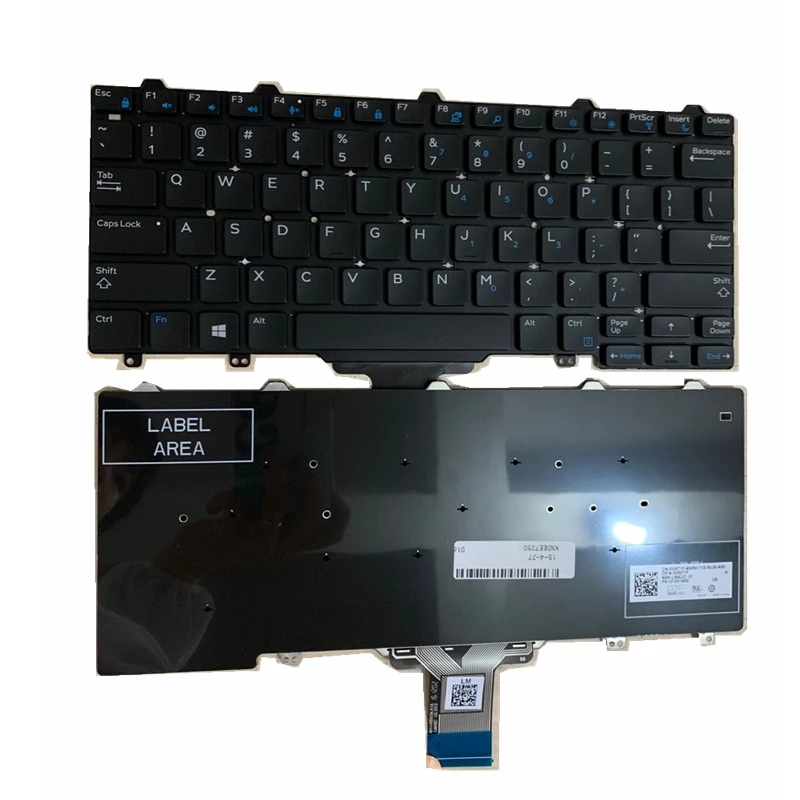 

Gzeele US laptop keyboard For DELL Latitude 7350 E7270 E7250 7270MJ8HY 0MJ8HY XCD5M 0XCD5M