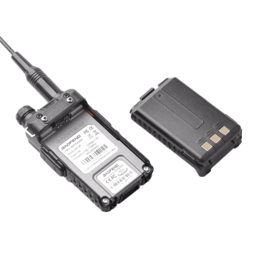 Baofeng DM-5R DMR цифровая рация трансивер 5 Вт УКВ 136-174/400-480 МГц длинный ранг DM 5R двухсторонняя радиостанция DM5R