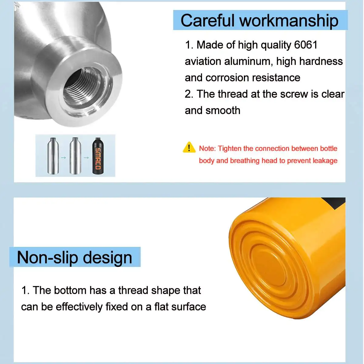 3 цвета 1000nL оборудование для дайвинга мини-цилиндр подводного плавания