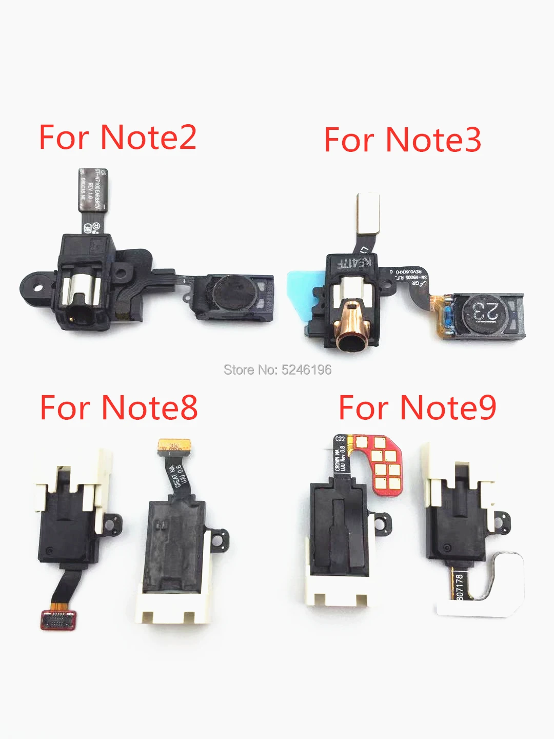 1 шт. гибкий кабель для наушников Samsung Galaxy Note 2 3 4 5 Note8 9 S8 S9 Plus|Шлейфы мобильных