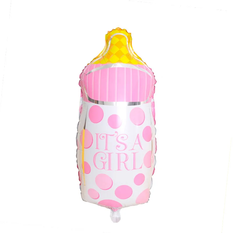 Большой шарик для бутылки из алюминиевой фольги розовый синий вечерние