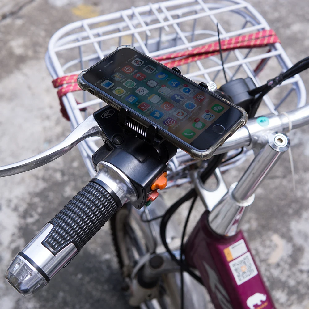 Велосипедный держатель для телефона надежное крепление Универсальный MTB мобильный сотовый gps металлический держатель телефона для мотоцикла на дороге велосипед мото M365 руль