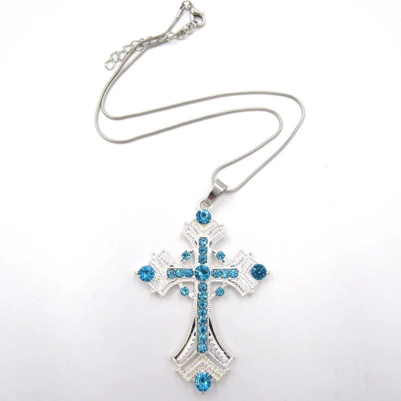 Счастливая Пасха нарядное детское ожерелье для девочек женское синее кулон