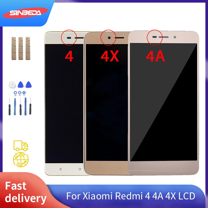 

Original For Xiaomi Redmi 4 4A 4X LCD Display Touch Screen Digitizer with Frame For Redmi 4A 4X LCD Screen Assemble Repair Parts