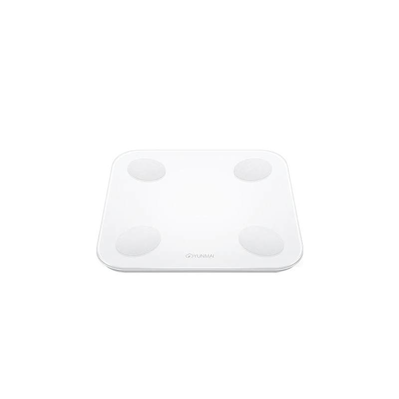 White XIAOMI MIJIA YUNMAI весы для тела и жира mini2 умные весы для ванной электронные цифровые Mihome приложение 17 шт. анализ данных фитнес - Цвет: White