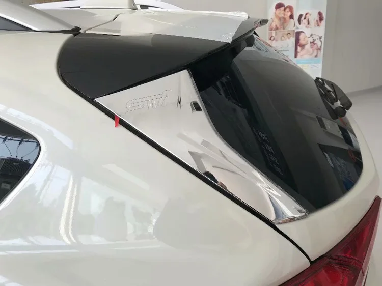 For Subaru XV GT 2018 2019 2020 Car Accessories ABS Chrome Side Door Rear View Window Spoiler Cover Trim Insert Garnish Bezel | Автомобили