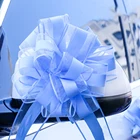 10 шт. экстра большие галстуки-бабочки автомобили дверные ручки Сделай Сам ребенок день рождения Рождество Mariage тянуть Луки венчание дома вечерние украшения