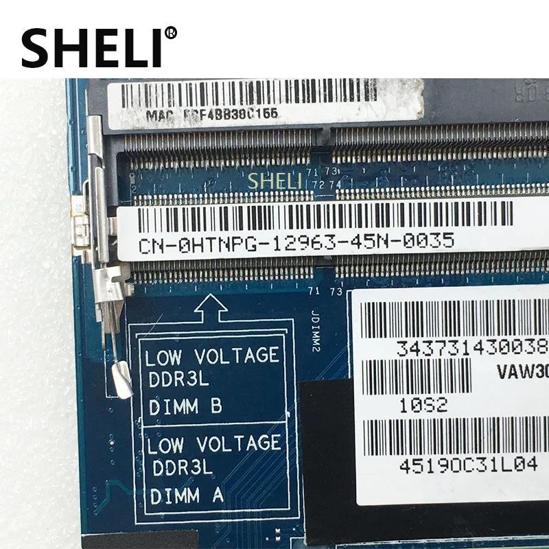 SHELI For DELL E5440 Laptop Motherboard MainBoard LA-9832P With I3-4010U CN-0KYG98 KYG98 100% Full Tested good working | Компьютеры и