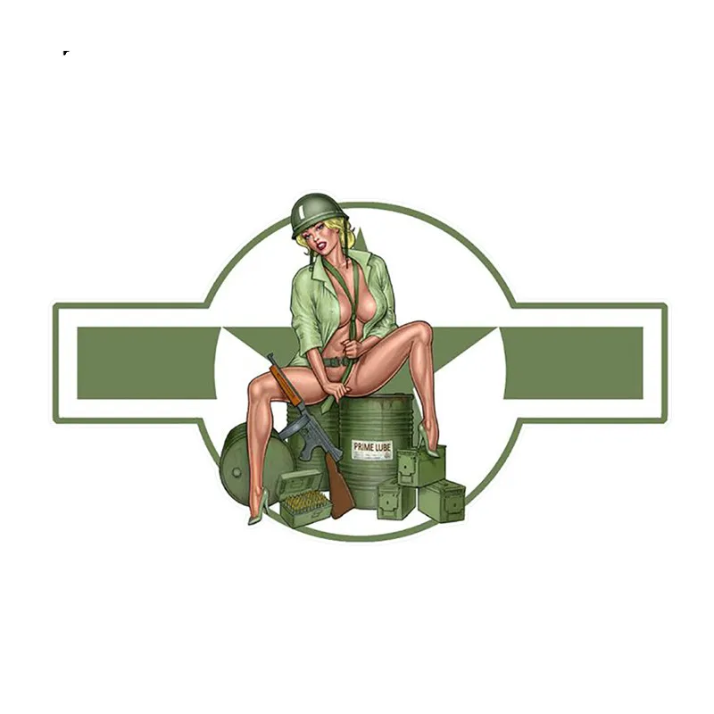 Pin Up US стикер Забавный автомобильный Стайлинг Авто Мотор внедорожник виниловая