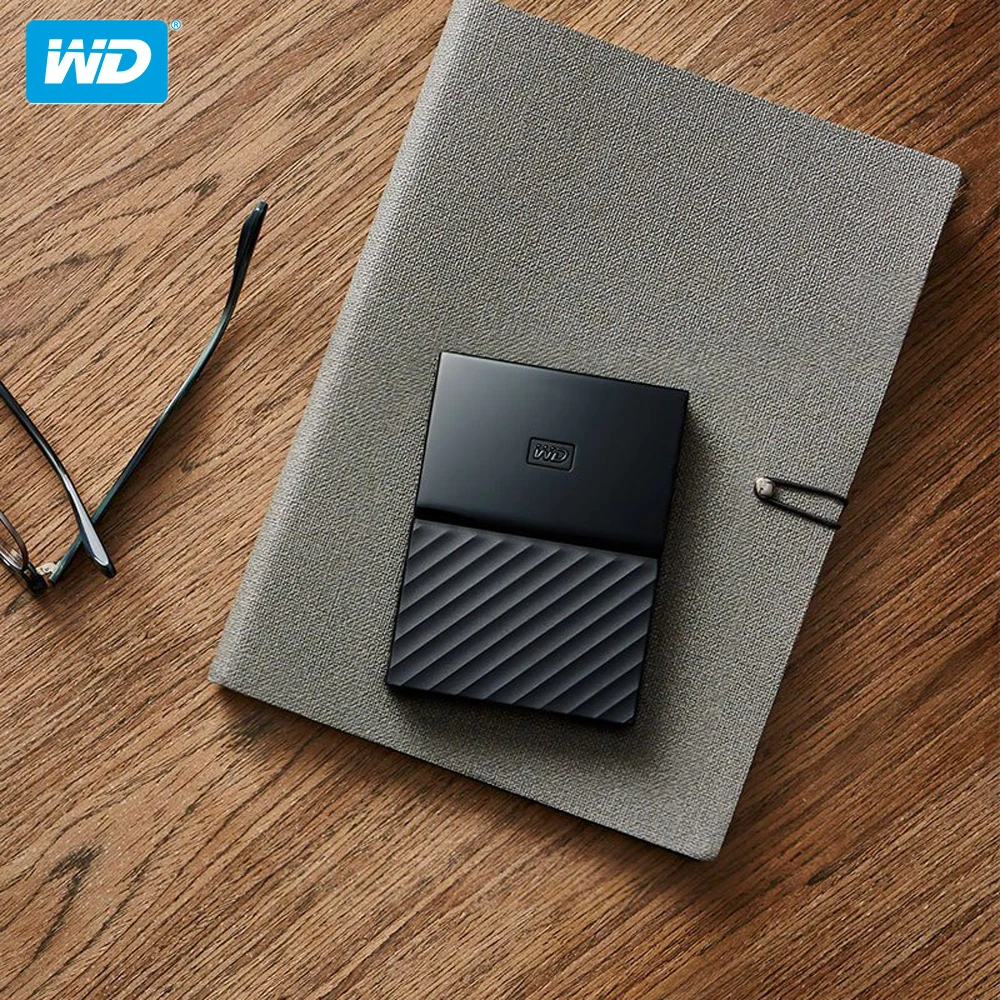 100% оригинальный внешний жесткий диск Western Digital My Passport HDD емкостью 1 ТБ USB 3 0 4