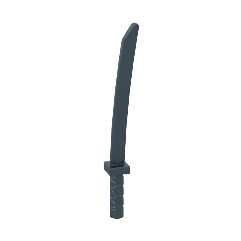 

MOC Brick Parts 21459 Weapon Sword / Katana / Shamshir with Capped Pommel Square Guard Building Block Particle DIY Kids Toy Gift