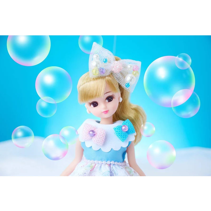 

Licca Lica Doll Simulation Doll Princess Lijia Girls Toy Blyth Little Doll Gift Baby Doll ToyRainbow bubble doll