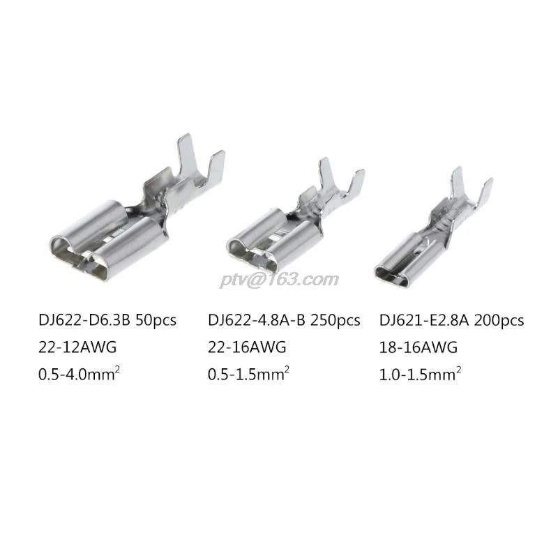 500 шт./кор. обжимные клеммы набор проводов соединительная вилка пружинные мужские