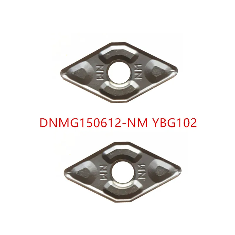 

10P DNMG 150608-PM YBD102 / DNMG150612-NM YBG102 / DNMG150604-DM YBG202 CNC Lathe Tool Turning Carbide Insert For Cast Iron