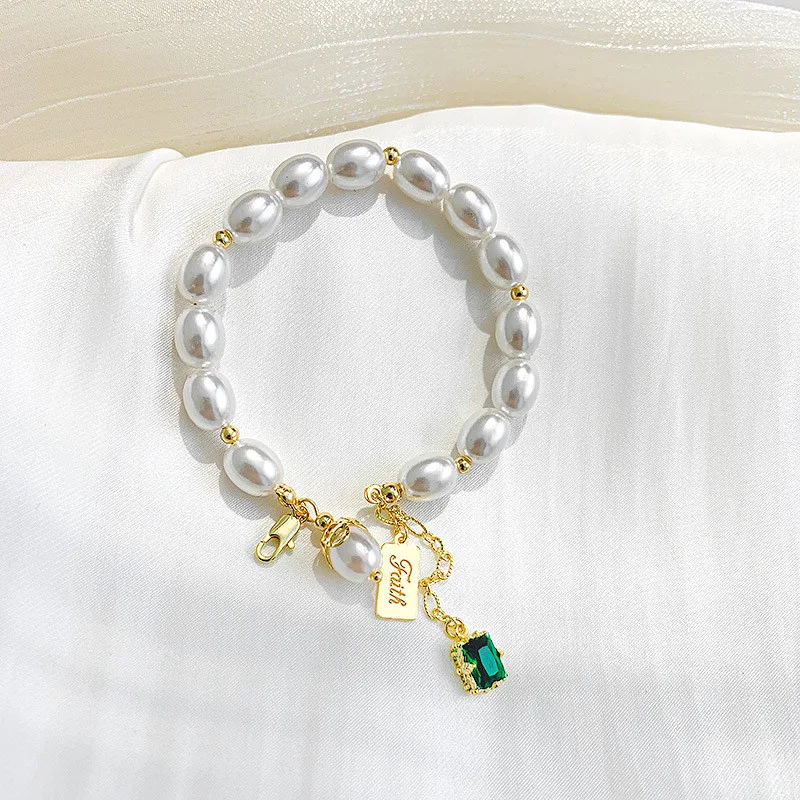 Wintege модный роскошный браслет с кристаллами для женщин на запястье имитацией