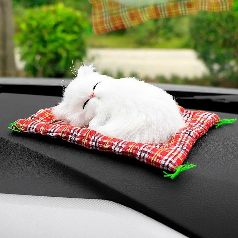 Автомобильные украшения милый симулятор спящего кота украшение автомобили