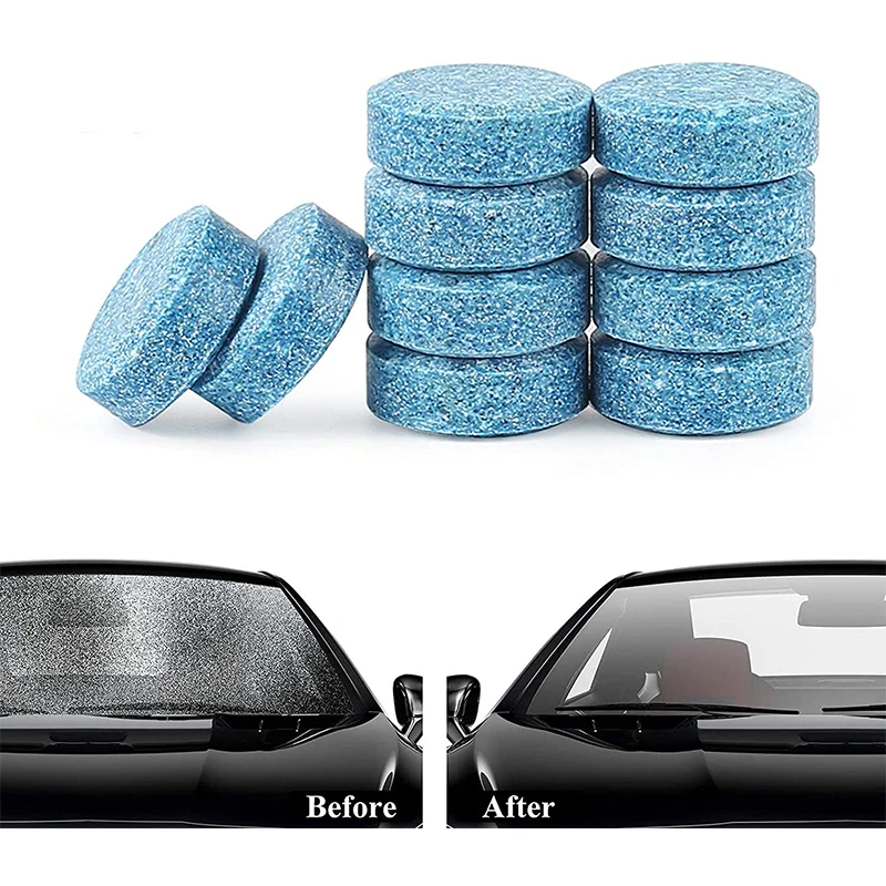 

5/10PCS Car Windshield Cleaning Effervescent Tablets Ultra-clear Glass Cleaner