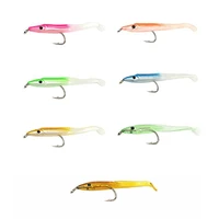15pcslot fishing lure fish eel lure pink blue soft baits with hook 5cm 0 6g small fish eel artificial bait pesca leurre