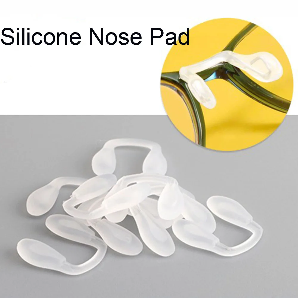 

30pcs eyeglasses Anti-Slip Glasses silicone Nose Pads U-shaped Nose Pad Eyewear Accessories