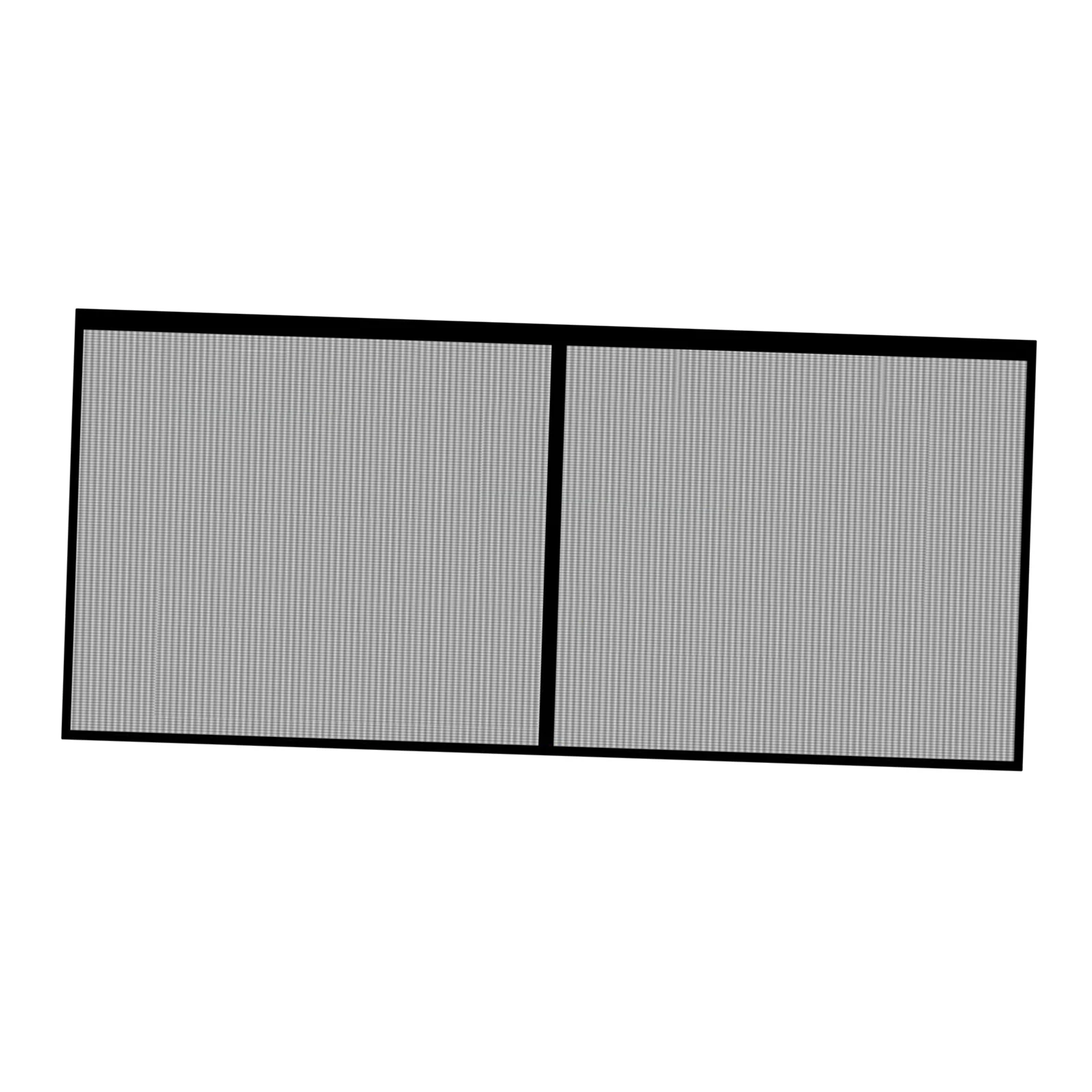 

Garage Door Screen 13x6.5FT Durable Fiberglass Self-Closing Black