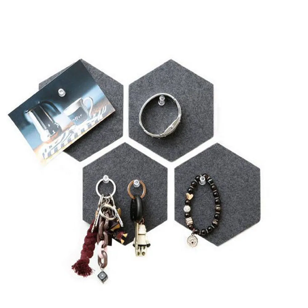 Съемная Наклейка на стену геометрический 3D шестигранный наклейки для украшения