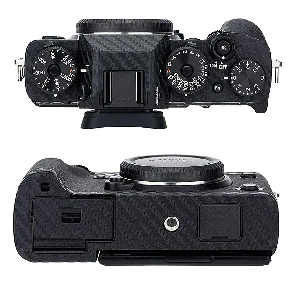 Антицарапина корпус камеры из углеродного волокна пленка комплект для Fujifilm X-T3 XT3 X-T30 XT30 наклейка для украшение в виде камеры защита