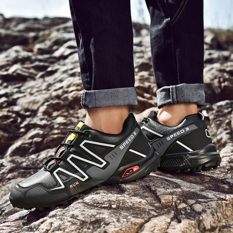 

Hiking Shoes Men Winter Mountain Climbing Trekking Boots Top Quality Outdoor Fashion Casual Snow Boots zapatillas de hombre